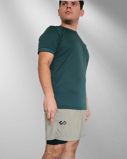 Playera deportiva Verde Jade