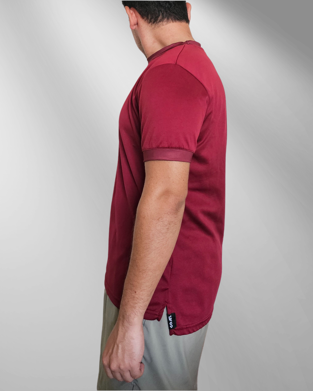 Playera deportiva Rojo Tinto