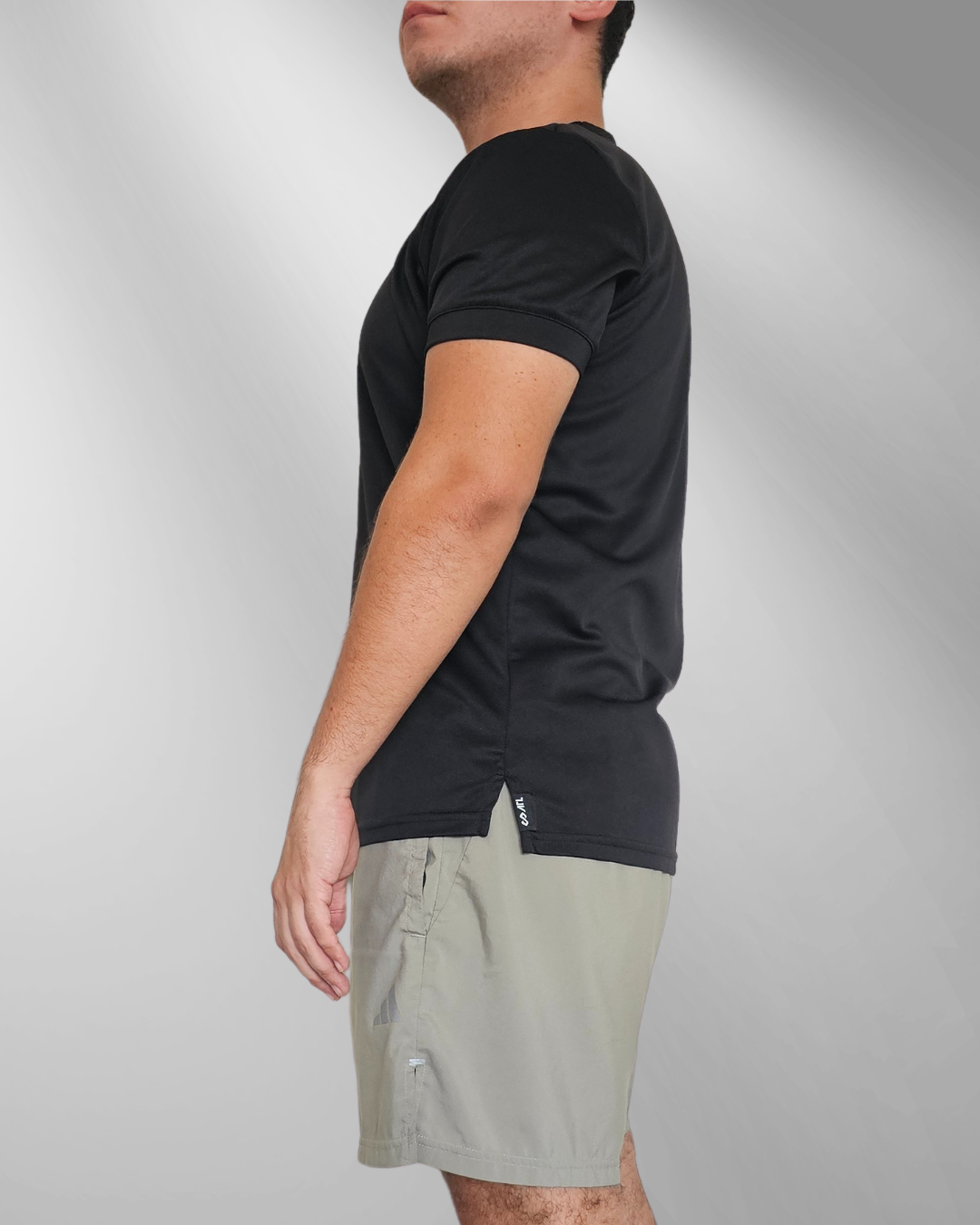 Playera deportiva Negra