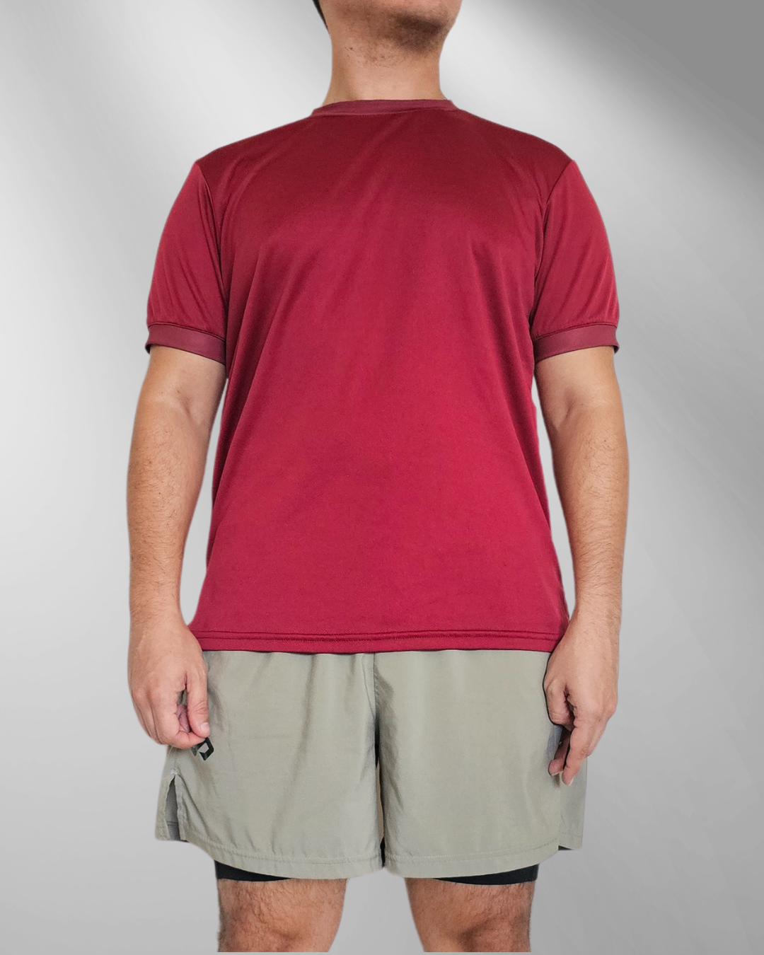 Playera deportiva Rojo Tinto