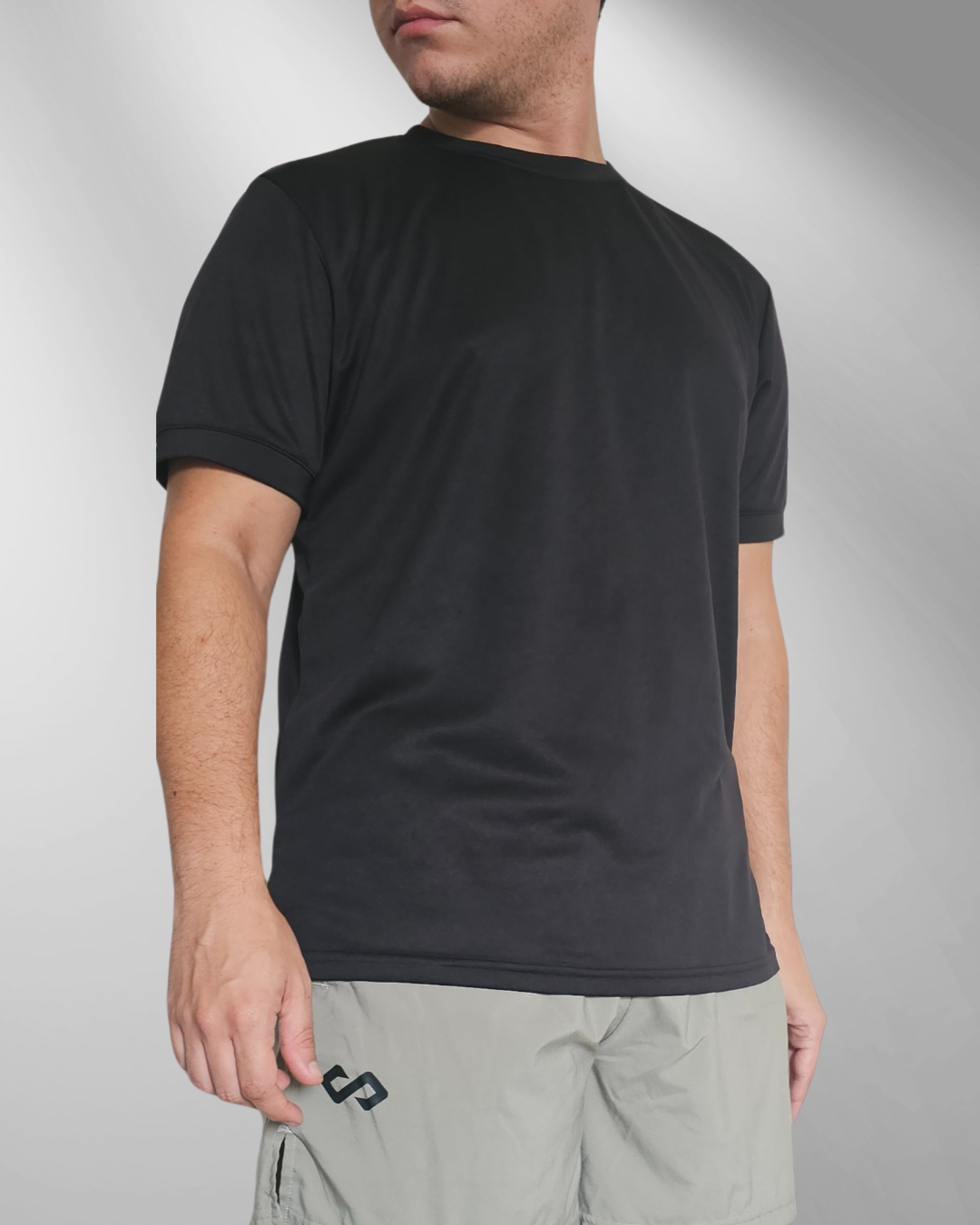 Playera deportiva Negra