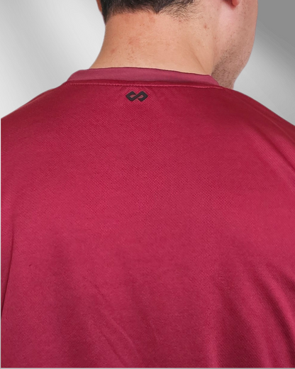 Playera deportiva Rojo Tinto