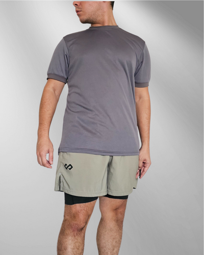 Playera deportiva Gris