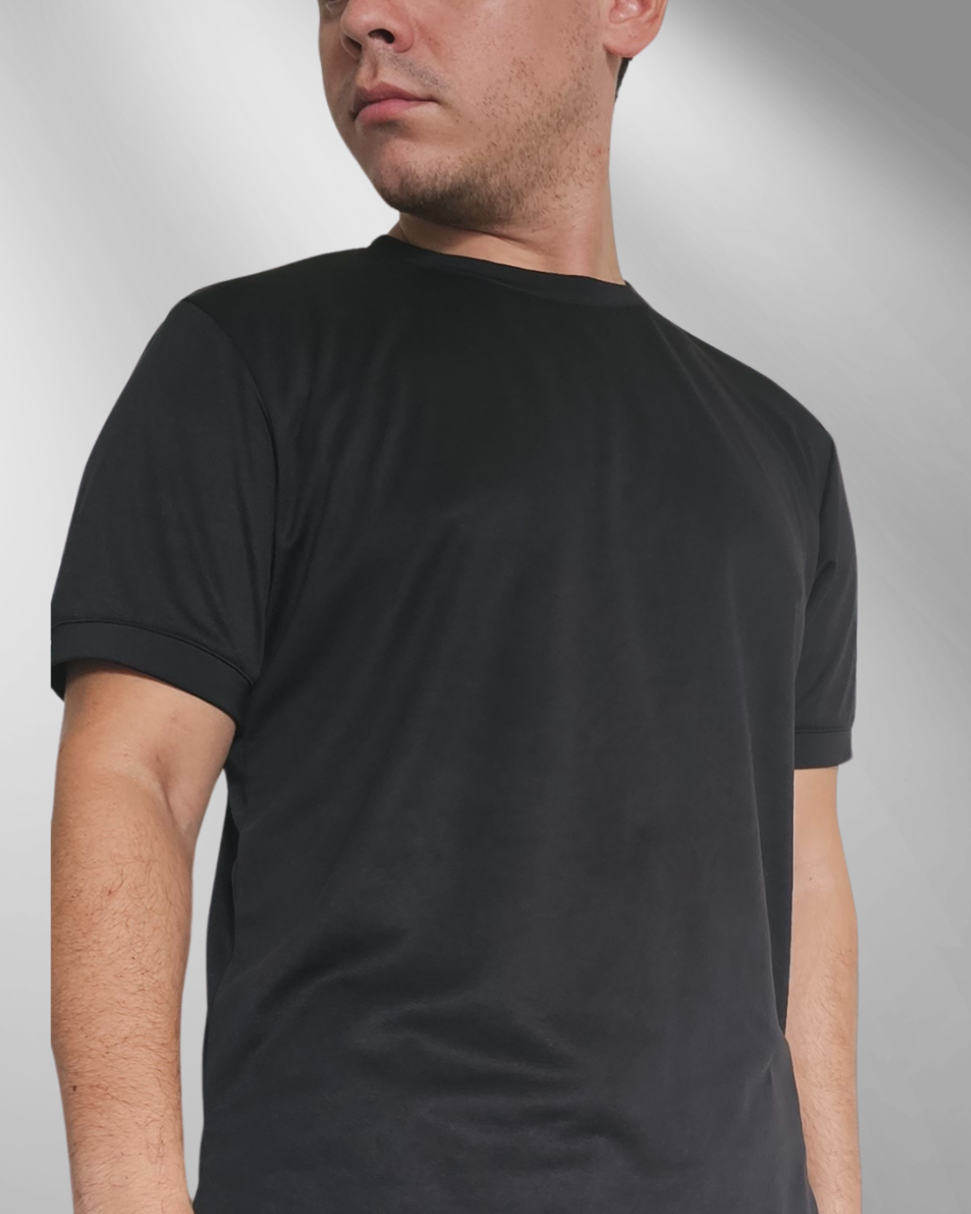 Playera deportiva Negra